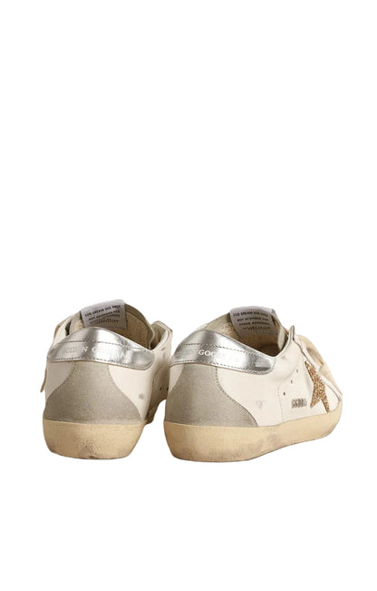 Golden Goose Stella in glitter oro